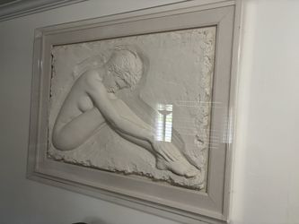 Bill Mack Framed Alto-relief Sculpture “Serenity “ Signed Numbered