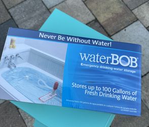 Water BOB Survival Emergency Drinking Fresh Water Storage 100 Gallons Kit SEALED