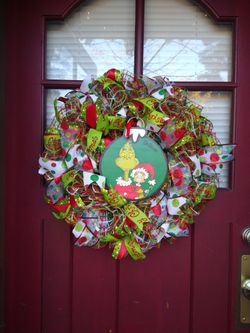 Grinch Christmas Wreath