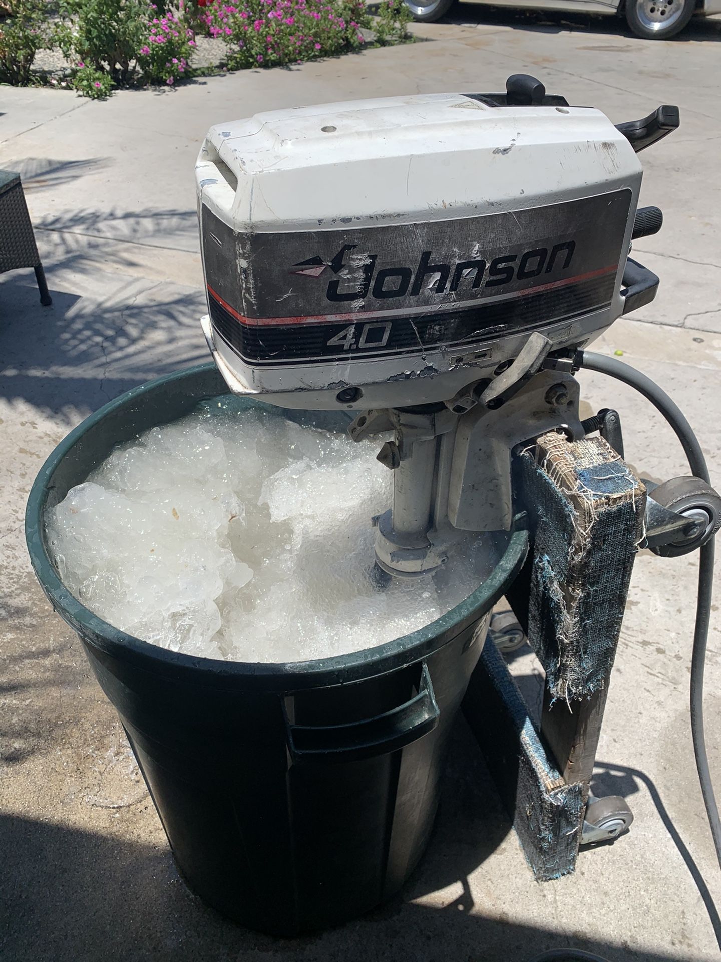 Johnson 4hp Outboard Engine Boat Motor Outboard Motor