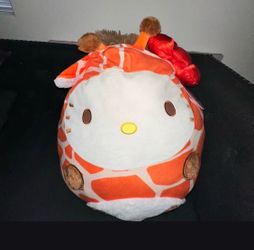 Hello Kitty giraffe Squishmallow large size 22 inches tall