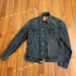 Levi’s Denim Washed Denim Jacket Black M