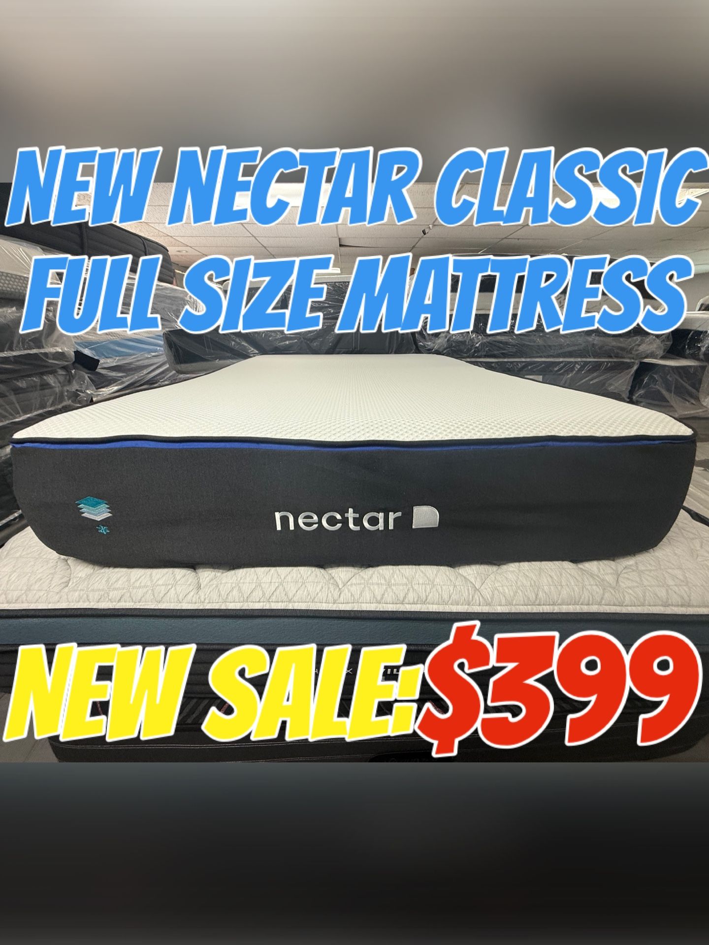 NEW NECTAR CLASSIC FULL SIZE MATTRESS