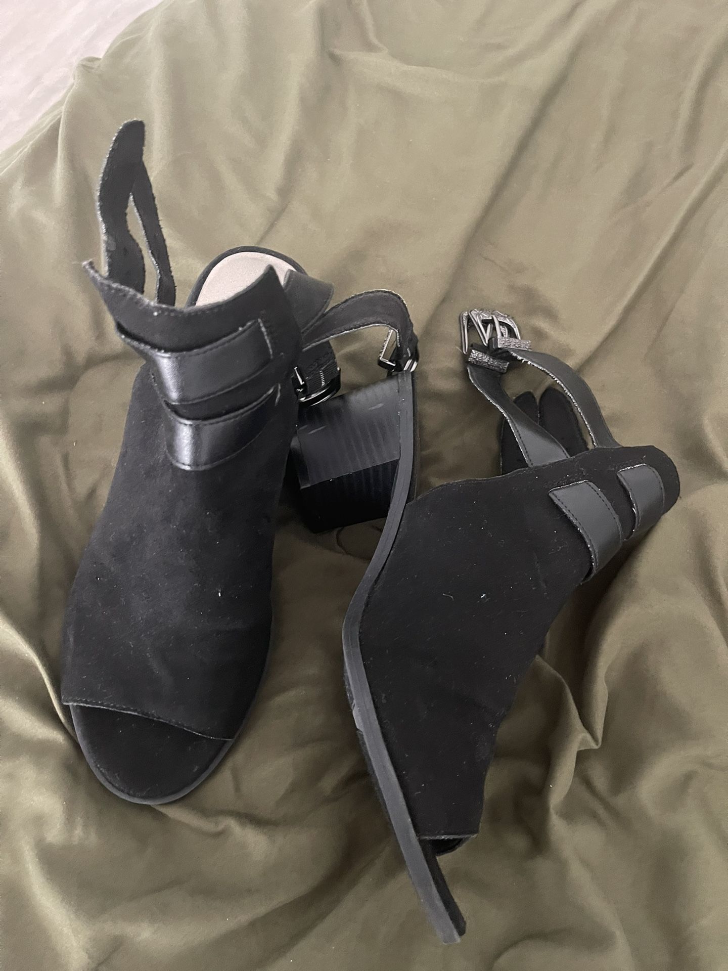 Black Strap Sandals