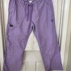 Cherokee Women Scrubs Pant Workwear Originals Drawstring Cargo