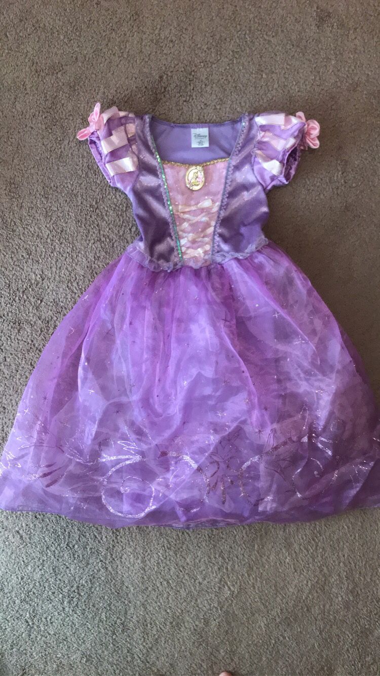 Disney Rapunzel dress toddler size 5-6