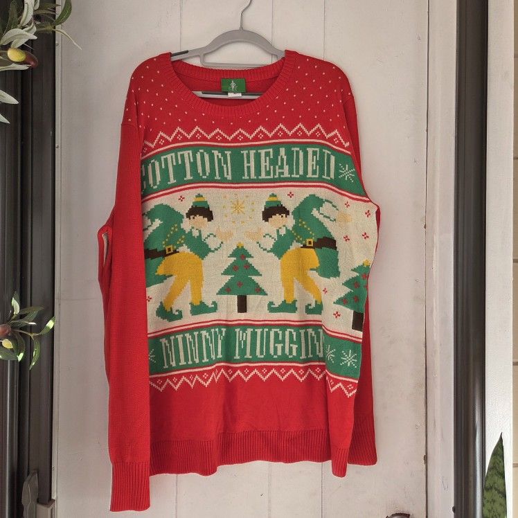 Elf XL Christmas Ugly Sweaters