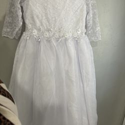 Size 14 White Dress For Girls 