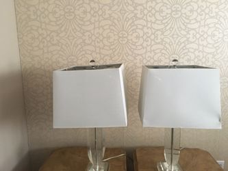 Two cristal lamp