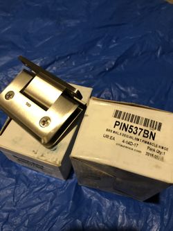 CRL PINNACLE 537 Series Brushed Nickel Full Back Plate Set Of Two(2)