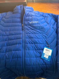 Columbia Men's Blue Puffer Jacket size m