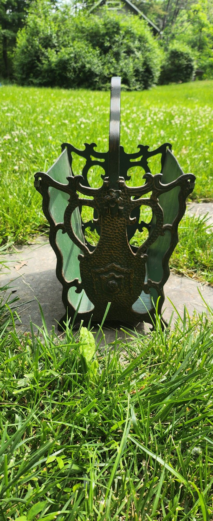 Antique Magazine Holder