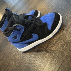 Jordan Toddler's 1 Retro High OG Black/Royal Blue-White (FD1413 042) - 10