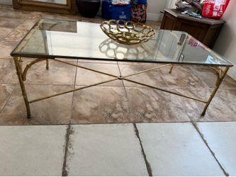 Gold rustic Coffee Table