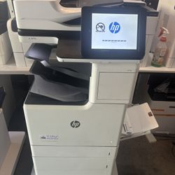 Hp Color Laser jet M681 Color Copier/printer/scan/finisher/stapler
