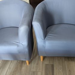 Gray Chairs With Covers 