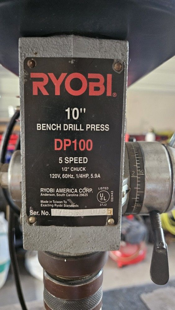 Ryobi 10" Drill Press