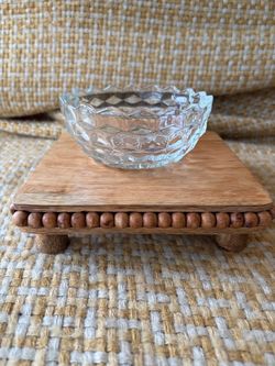 Vintage glass bowl