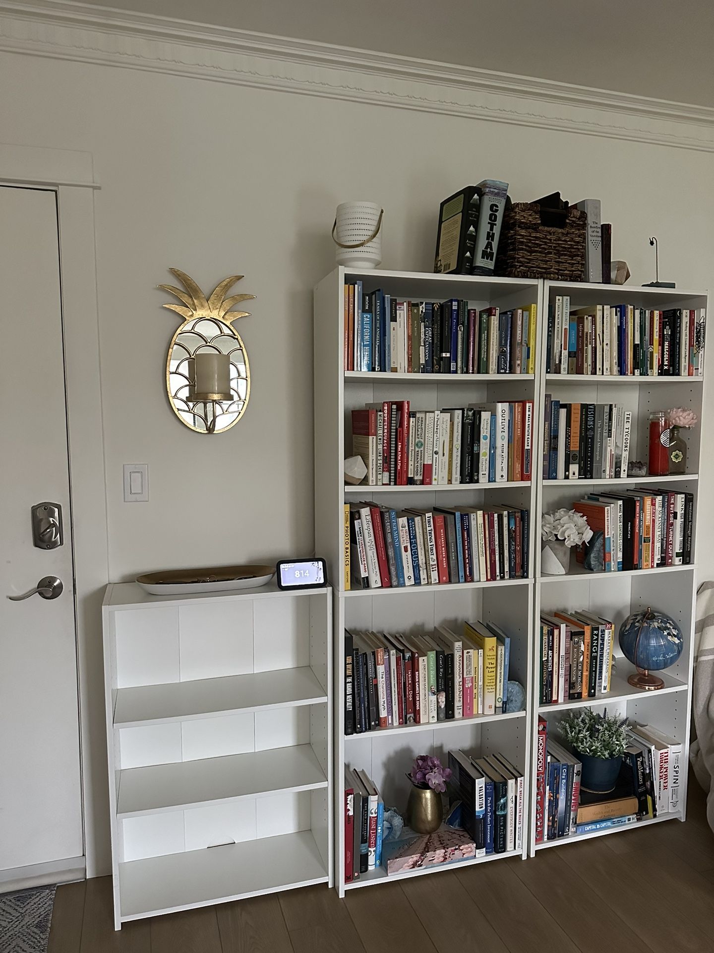 Small White Book Shelf