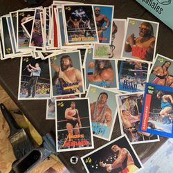 Vintage WWF AND WCW TRADING CARDS