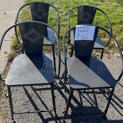 Metal Chairs Set
