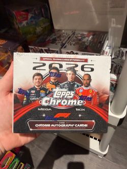 F1 topps chrome mega box
