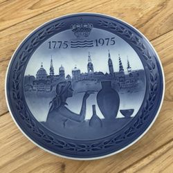 Collector Plate "Bicentenary 1(contact info removed)" - Royal Copenhagen Denmark - Plate 