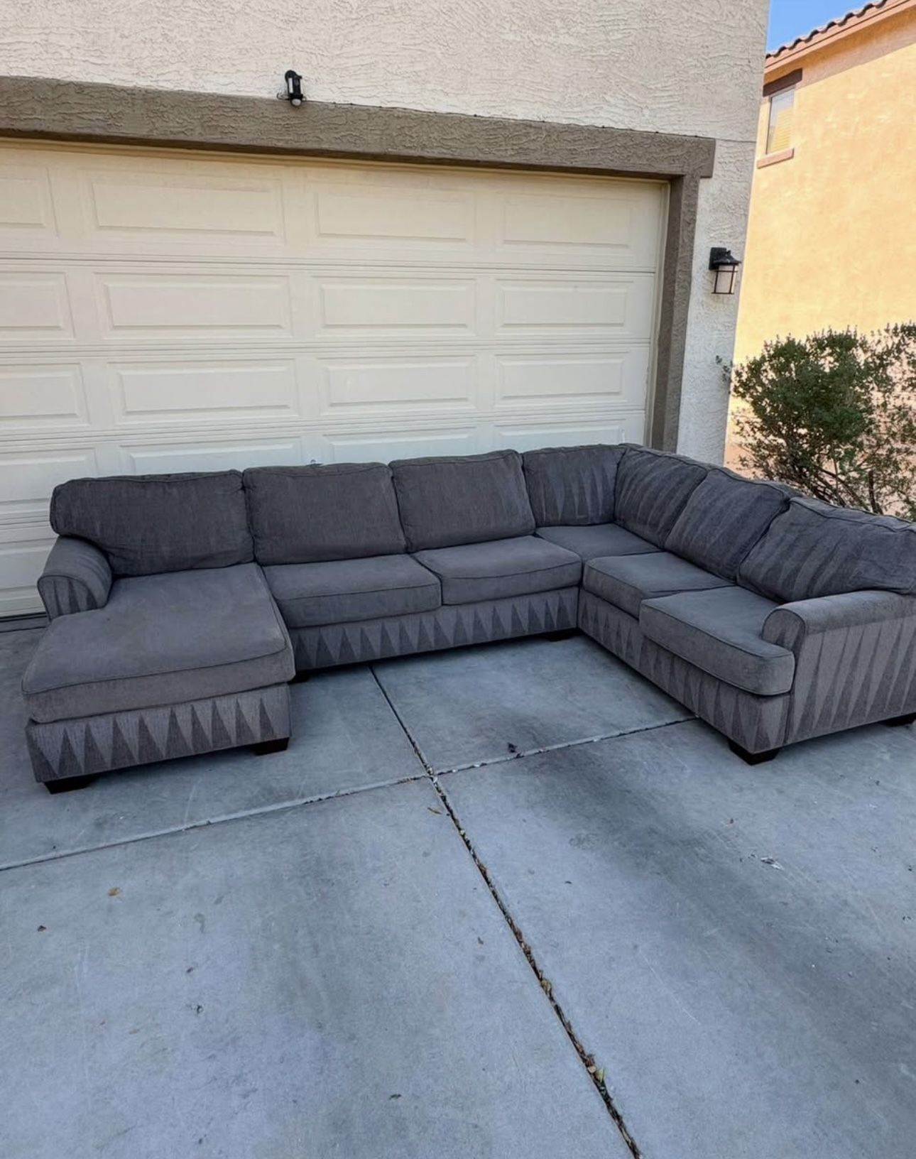 Modern Grey Sectional