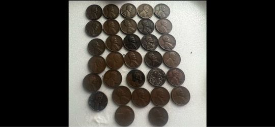 Pennies under 1942