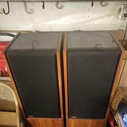 Vintage Infinity Column II Speakers 1970s