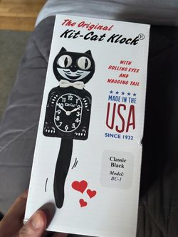 Brand new Kit Kat clock. Unopened