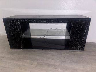 Marble tv stand