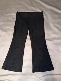 Toddler girls size 4T H&M Black Flared Ponte Leggings gently used