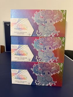 Pokemon Prismatic Evolution Super Premium Collection Sealed New