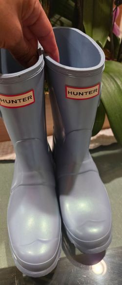 Hunter Rain Boots Light Blue