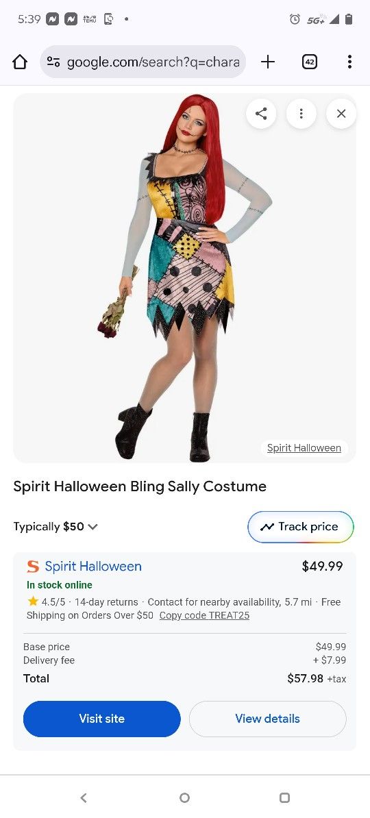 Jack And Sally Costumes