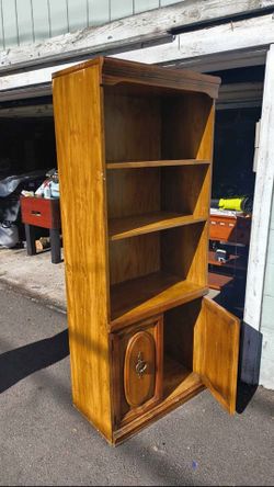 Wooden book shelf