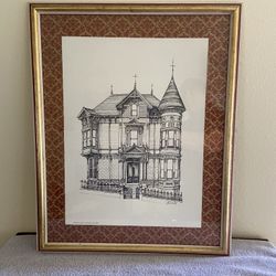 San Francisco Victorian House Framed Art 