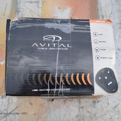 Avital Remote Push Start. 