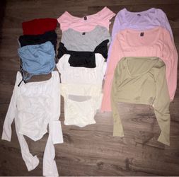 Lot Of 13 Shein Crop Tops Size S 4