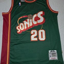 Sz.48-(XL) Mitchell & Ness Seattle Supersonics '95-'96 Gary Payton Away Jersey_NWT
