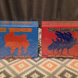 Pokemon (Set Of 2) Sword and Shield Base Set Sealed ETB