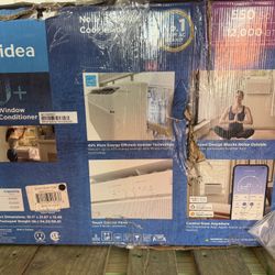 Midea 12,000 BTU U+ Smart Inverter Window AC Cools up to 550 sq. ft. w/ Remote, Sleep Mode, Timer, Wi-Fi, Energy Star in White
