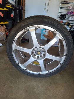 1 Enkei Brand Rim And Tire 18 Inches