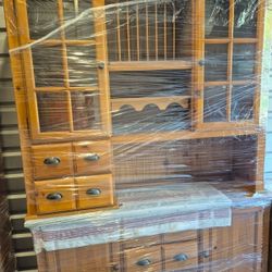 Real Deal Wood Hutch $300