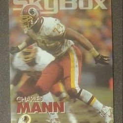 1993 Skybox Charles Mann Washington Redskins #336 Football Card Vintage Collectible Sports NFL