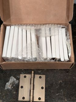 Nostalgic Warehouse Ball-Tip Residential Door Hinge with Square Corners