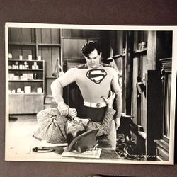 Kirk Alyn First Superman Movie Serial Celebrity Star 8x10 Glossy Vintage Still Photo Picture