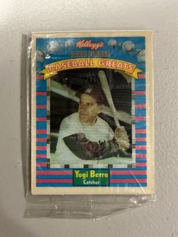 Kellogg’s Corn Flakes Baseball Greats Yogi Berra Holographic Card, New Sealed