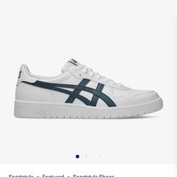 Asics Japan S sneakers in the White/Raw Indigo colorway
